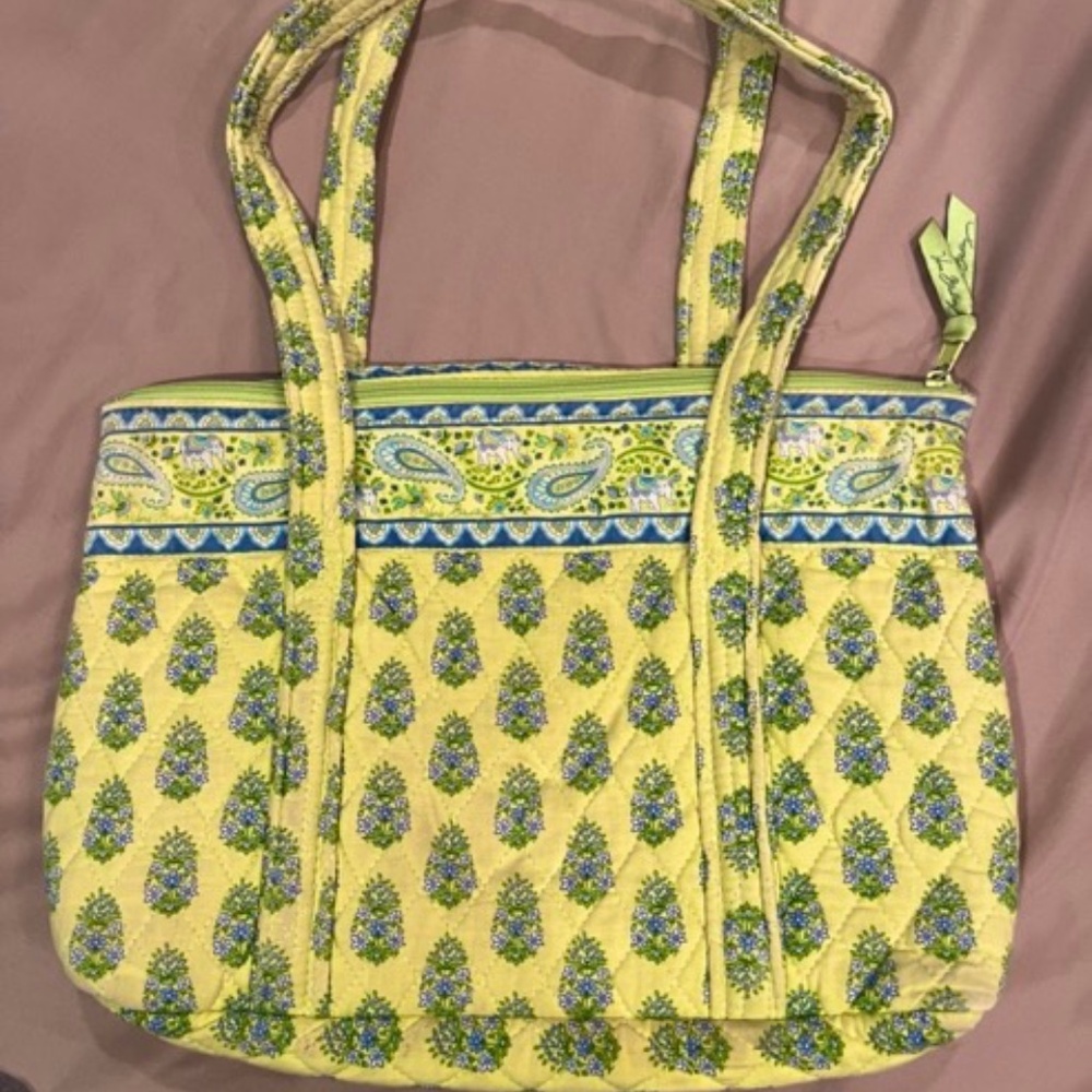Rare Retired Vera Bradley “Citrus Elephant” Tote
